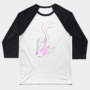 pink and white koi fish Baseball T-Shirt